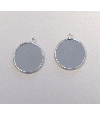 Hanger met 1 oog rond 25 mm 2 stuks voor epoxy