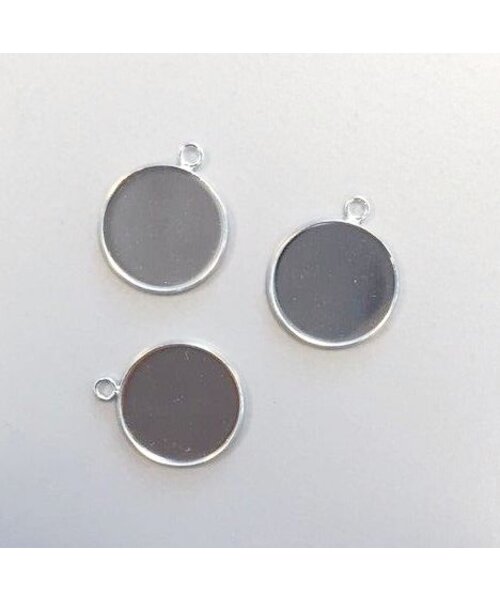 Hobby & Crafting Fun Hanger met 1 oog rond 20 mm 3 stuks voor epoxy