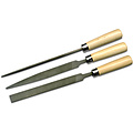 Meyco Vijlenset 3 stuks rond, plat en punt - 3 stuks