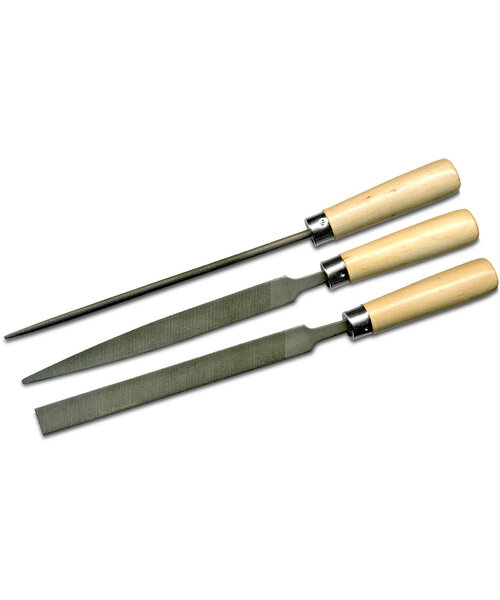 Meyco Vijlenset 3 stuks rond, plat en punt - 3 stuks