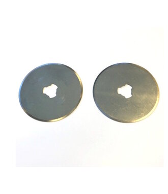 Reservemesjes voor rolmes Ø 45mm 2 stuks (rechte snede)