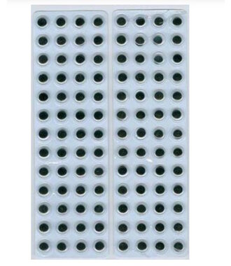 Zelfklevende beweegbare ogen rond 104 stuks 8 mm