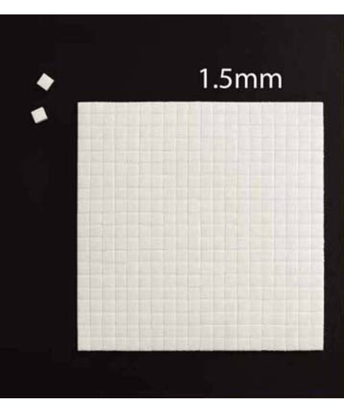 Hobby & Crafting Fun 3D Foam tape/pads 100 x 100 x 1.5 mm (5 x 5 mm) wit