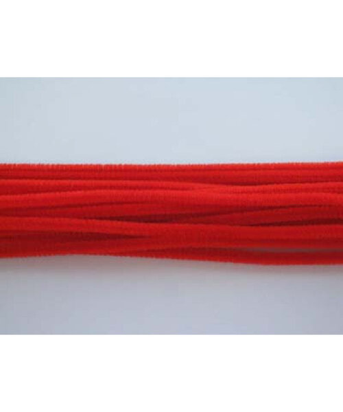 Hobby & Crafting Fun Chenilledraad rood 20 stuks 6 mm x 30 cm