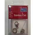 Hobby & Crafting Fun RVS sieradensluiting setje 6 delig