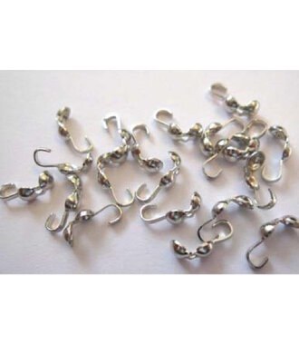 Kalotjes dubbel cups 20 stuks platinum