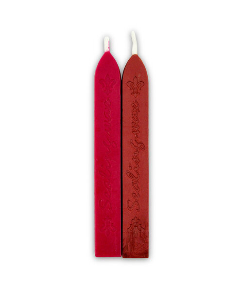 Meyco Zegellak 2 stuks fuchsia en bordeaux metallic 1 x 1 x 9 cm - 6 stuks