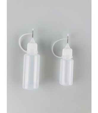 Lege flesjes met fijne punt 2 stuks 10 ml + 20 ml (naaldpunt 1,2 mm)