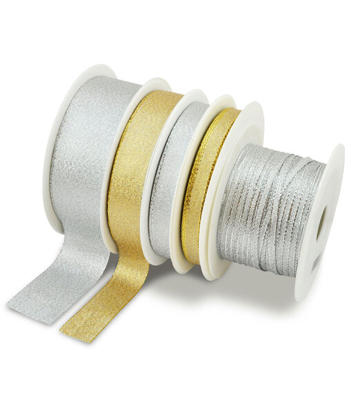 Meyco Goudkleurige Taft Lint 15 mm x 50 meter - 1 stuks
