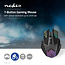 Nedis Gaming XYAZOR USB-Kabelmaus mit 7 Tasten - 800-2400 DPI / Schwarz - 1,5 m