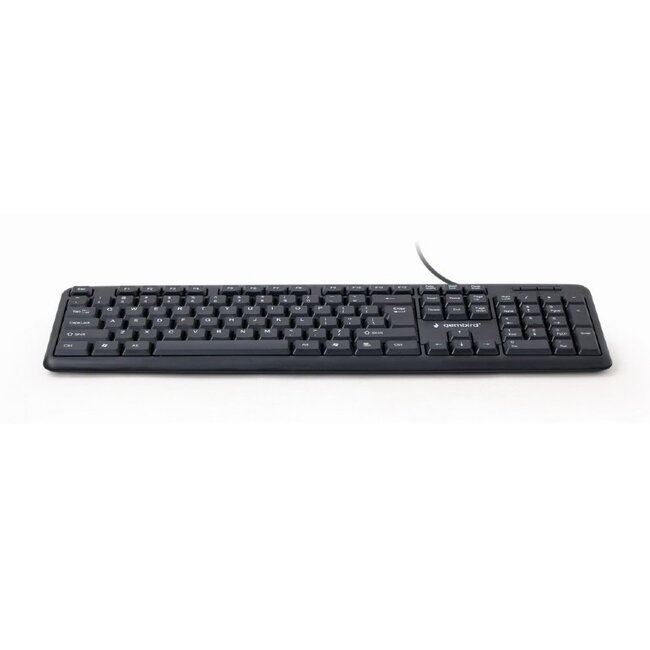 Gembird USB-Kabeltastatur - QWERTY (US) / Schwarz - 1,5 m