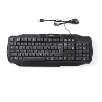 Nedis Nedis Gaming KSANAL USB Tastatur / Schwarz - 1,5 Meter