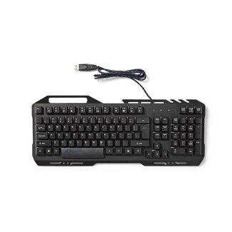 Nedis Nedis Gaming AFYTEQE Multimedia USB Tastatur Metall - 1,5 m