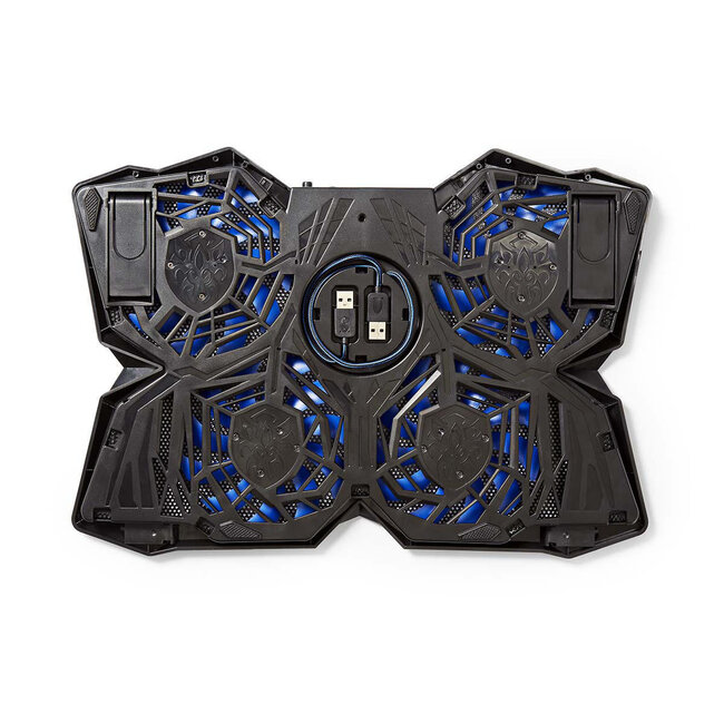 Nedis Gaming FRANIO Notebook-Ständer mit Kühler für Notebooks bis 19 Zoll