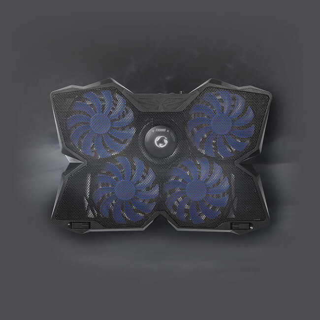 Nedis Gaming FRANIO Notebook-Ständer mit Kühler für Notebooks bis 19 Zoll