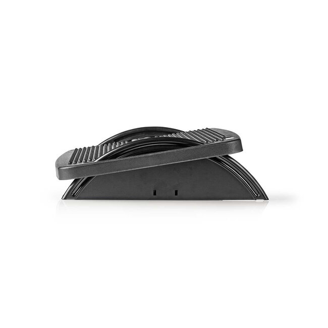 Nedis verstellbare Fußstütze / Schwarz