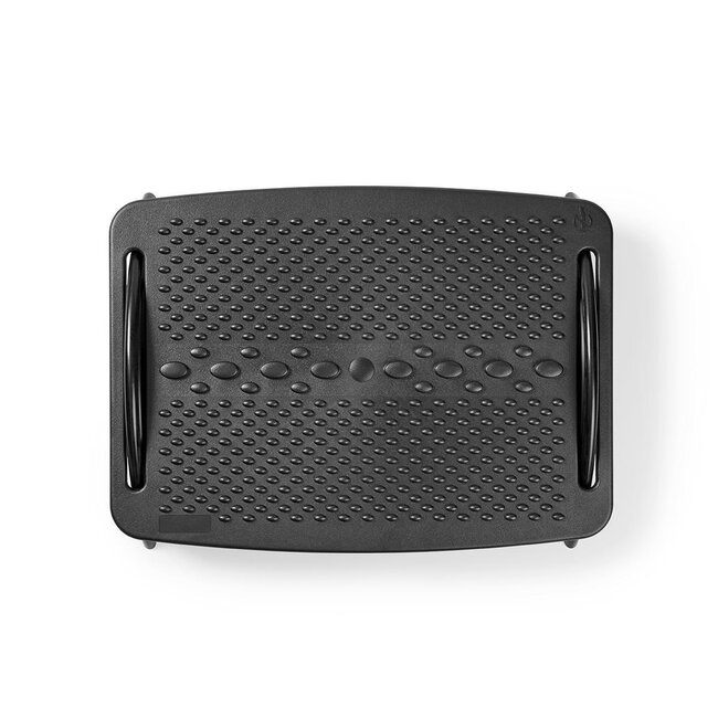 Nedis verstellbare Fußstütze / Schwarz