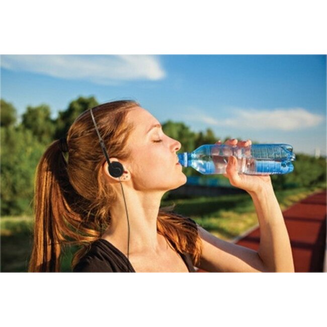 SoundLAB leichter On-Ear Stereo-Kopfhörer / Schwarz - 1,2 Meter