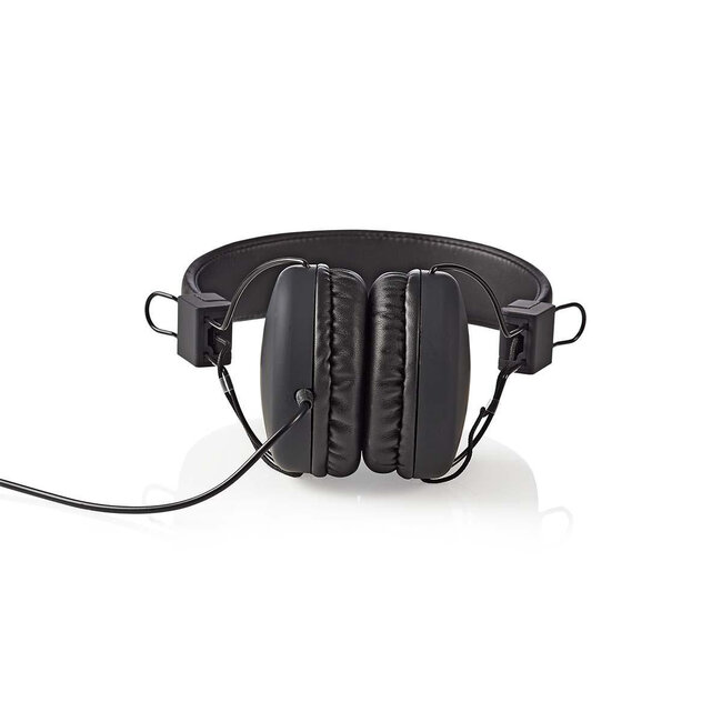 Nedis On-Ear Stereo-Kopfhörer / Schwarz - 1,2 m
