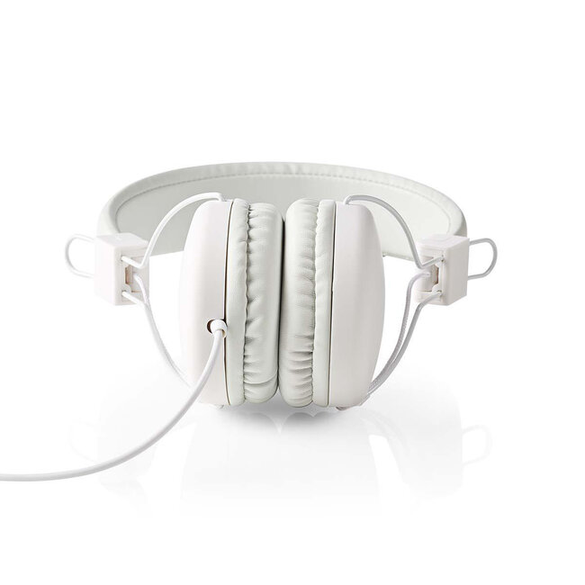 Nedis On-Ear Stereo-Kopfhörer Weiß - 1,2 m