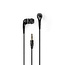 Nedis Stereo In-Ear Kopfhörer mit Rundkabel / Schwarz - 1,2 m