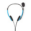 Nedis Stereo On-Ear Headset - 2x 3,5mm Klinke / Blau - 2 Meter
