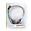 Nedis Stereo On-Ear Headset - 2x 3,5mm Klinke / Blau - 2 Meter