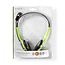 Nedis Stereo On-Ear Headset - 2x 3,5mm Klinke / Grün - 2 Meter