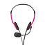 Nedis Stereo On-Ear Headset - 2x 3,5mm Klinke / Pink - 2 Meter