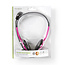 Nedis Stereo On-Ear Headset - 2x 3,5mm Klinke / Pink - 2 Meter