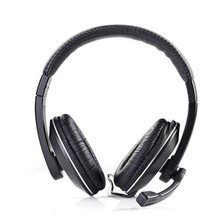 Nedis Nedis Komfortabler Stereo Over-Ear Kopfhörer - 2x 3,5mm Klinke / Schwarz - 2 Meter