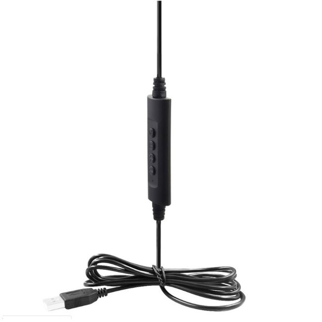On-Ear Stereo-Headset USB Schwarz 1,5 m