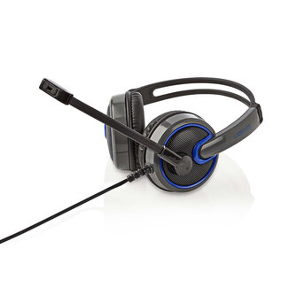 Nedis Nedis Gaming WRALON Stereo Over-Ear Headset - 2x 3,5mm Klinke / Schwarz - 2,2 m