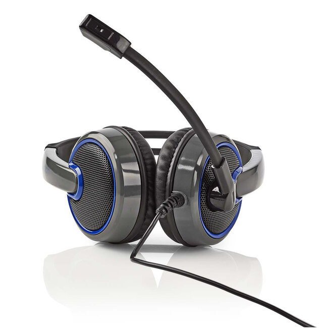 Nedis Gaming WRALON Stereo Over-Ear Headset - 2x 3,5mm Klinke / Schwarz - 2,2 m
