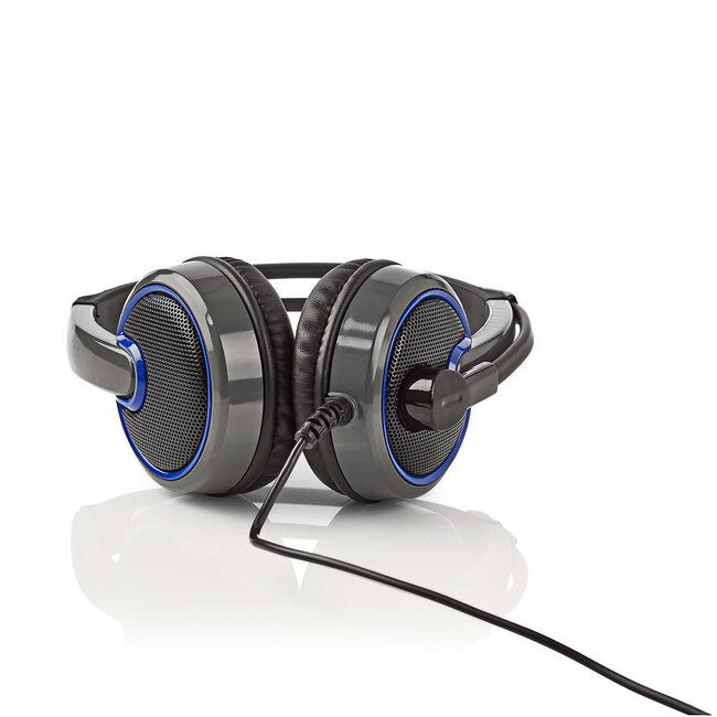 Nedis Gaming WRALON Stereo Over-Ear Headset - 2x 3,5mm Klinke / Schwarz - 2,2 m