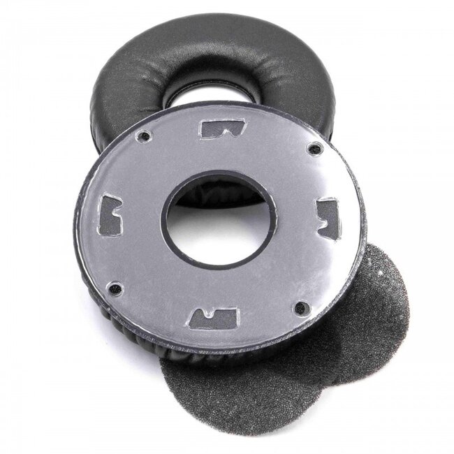 Ohrpolster kompatibel mit AKG K121, K141, K142 Kopfhörern – Schwarz (Glänzend)
