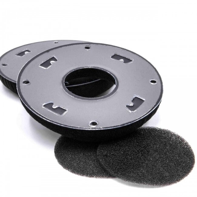 Ohrpolster kompatibel mit AKG K121, K141, K142 Kopfhörern – Schwarz (Matt)