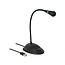 DeLOCK USB Schreibtischmikrofon mit 25cm Hals - Schwarz - 1,7m