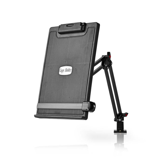 Nedis Dokumentenhalter mit Klemme / Schwarz