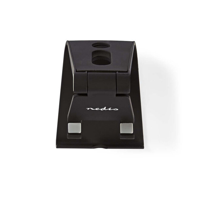 Nedis Tischhalterung mit einfachem Scharnier für Smartphones und Tablets, Schwarz