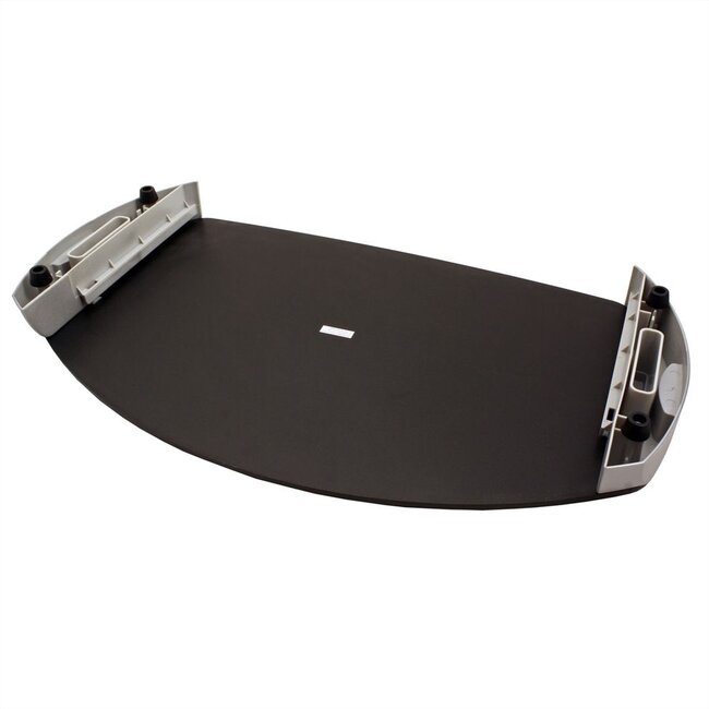 Roline ergonomischer trendiger Monitorständer / schwarz/silber