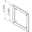VESA-Adapter VESA 75 (Halterung) auf VESA 100 (Monitor) / Schwarz