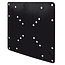 VESA-Adapter 50/75/100 auf 200/100/200 Bildschirmhalterung, Schwarz