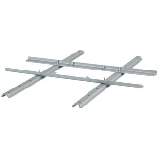 Roline VESA-Adapter VESA 100 (Halterung) zu VESA 200/100, 200, 300/200, 300, 400/200, 400/300 und 400 (Monitor) / Grau