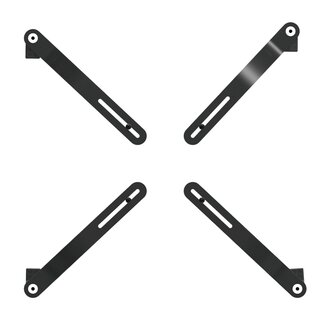 My Wall VESA Adapter 50/75/100 auf Non-VESA Monitorhalterung Schwarz