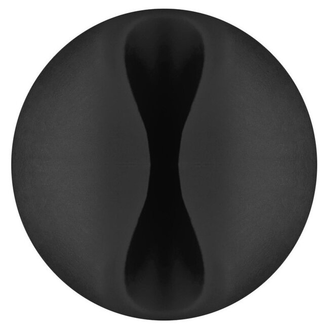 Selbstklebende Kabelhalter für 1 Kabel – 5 Stück, Schwarz