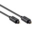 Digitale optische Toslink Audiokabel - 4mm / Schwarz - 2 Meter