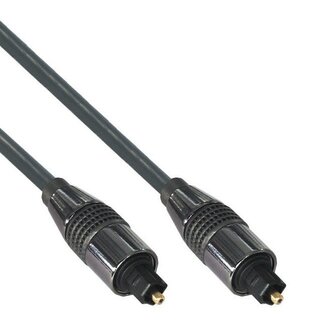 MaxTrack Digitale optische Toslink Audiokabel - 6mm / Schwarz - 3 Meter