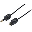 Digitale Mini Toslink - Toslink Audiokabel 2,2mm - 0,5m