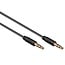 3,5mm Stereo-Audiokabel Slim / Schwarz - 2 Meter